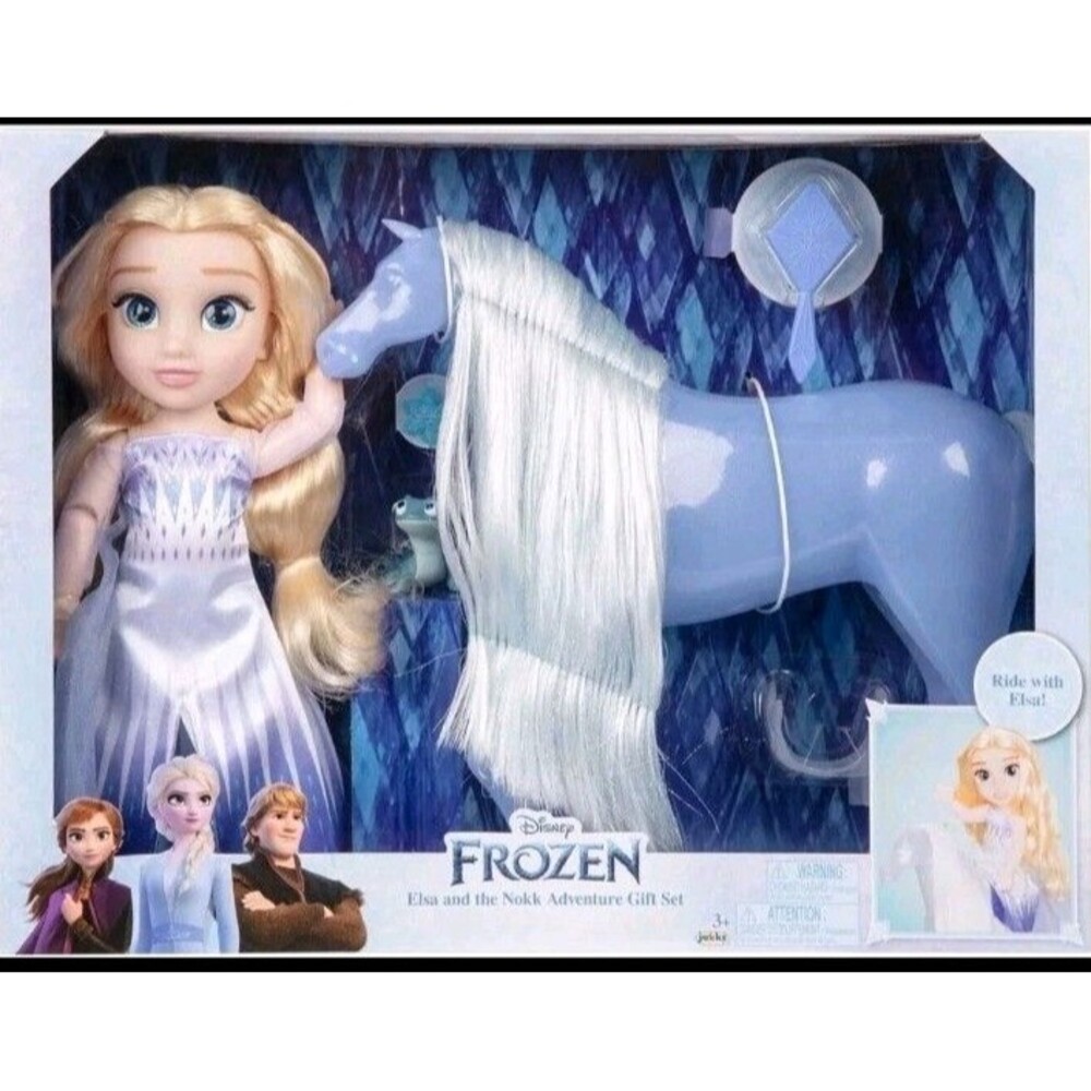 Disney's Frozen Elsa the Snow Queen Articulated Toddler Doll with Water Nokk NEW
